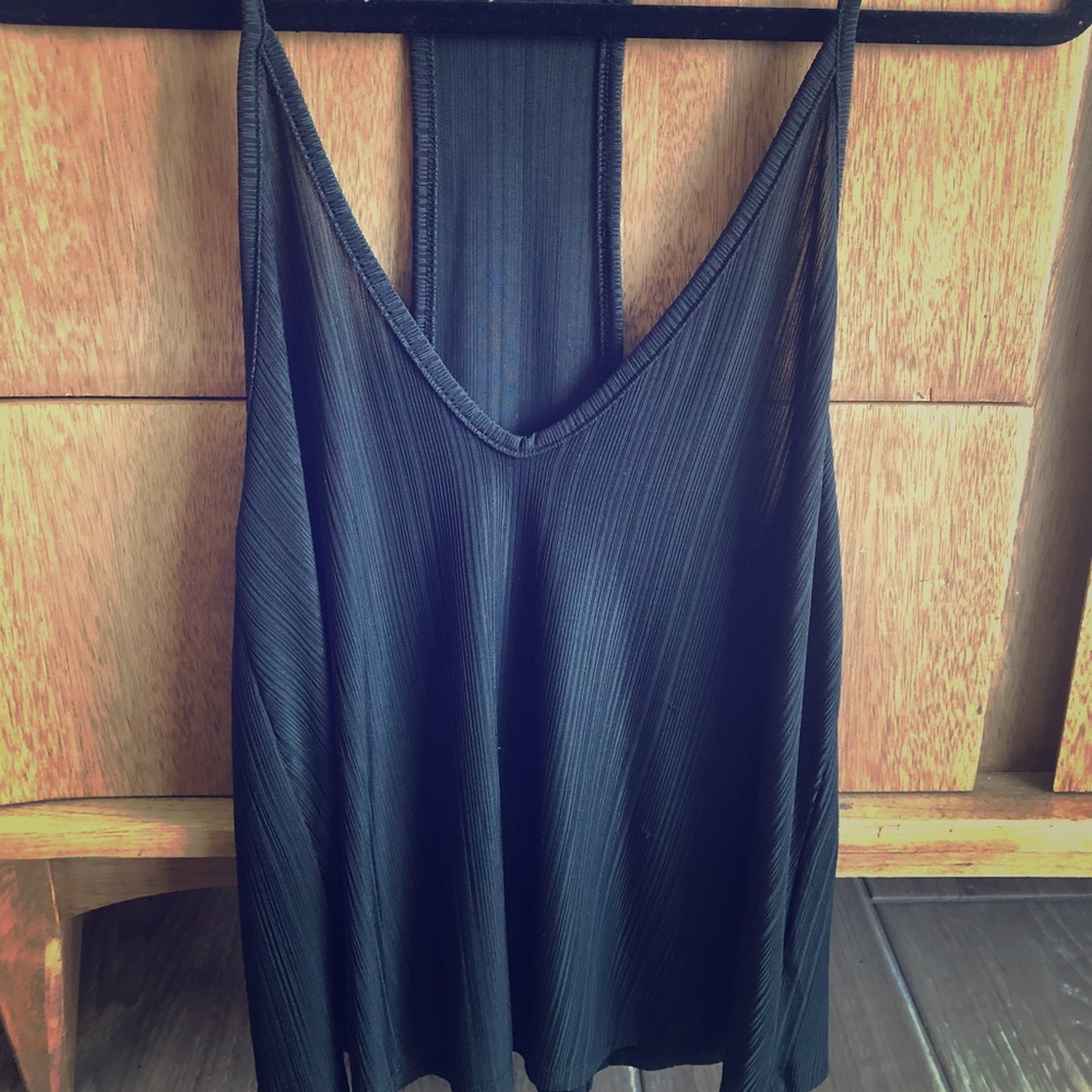 Slinky Slink racerback black tank top